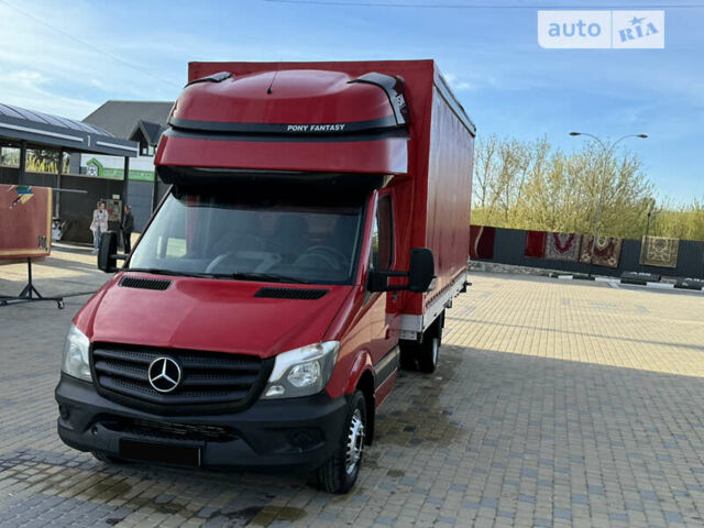 Красный Мерседес Sprinter, объемом двигателя 2.2 л и пробегом 390 тыс. км за 23900 $, фото 2 на Automoto.ua