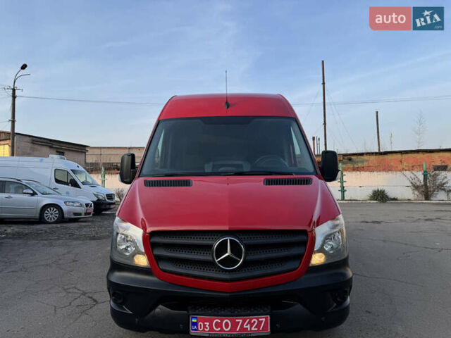 Красный Мерседес Sprinter, объемом двигателя 2.2 л и пробегом 310 тыс. км за 18700 $, фото 8 на Automoto.ua
