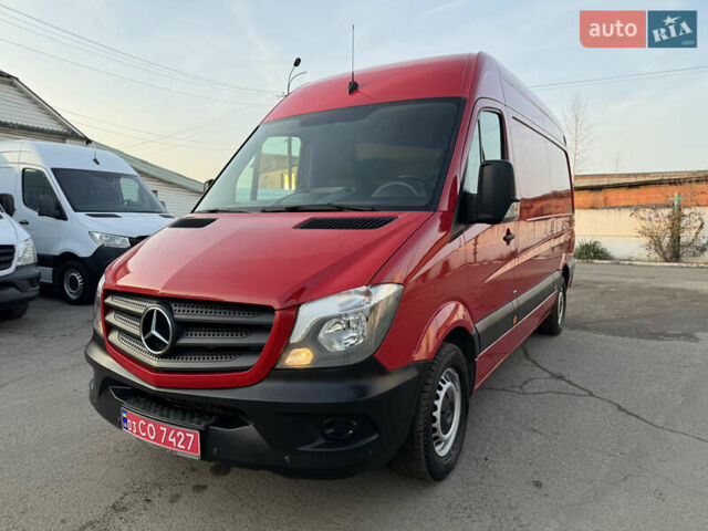 Красный Мерседес Sprinter, объемом двигателя 2.2 л и пробегом 310 тыс. км за 18700 $, фото 1 на Automoto.ua