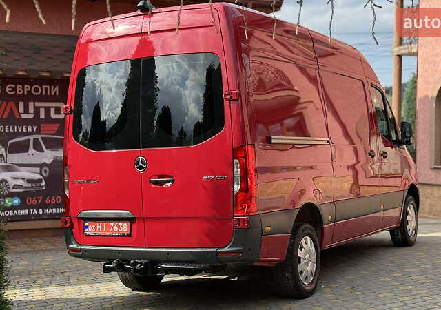 Красный Мерседес Sprinter, объемом двигателя 1.95 л и пробегом 169 тыс. км за 31700 $, фото 7 на Automoto.ua