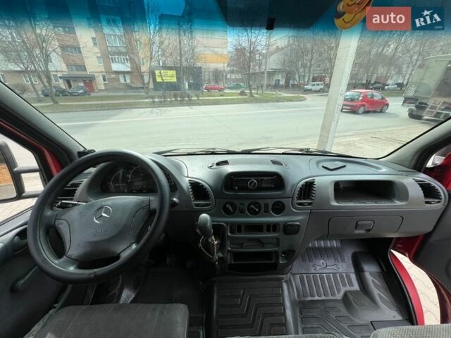Красный Мерседес Sprinter, объемом двигателя 2.2 л и пробегом 431 тыс. км за 6300 $, фото 13 на Automoto.ua