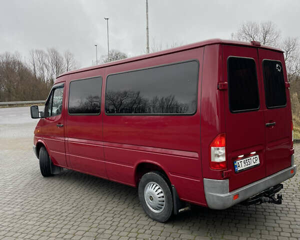 Красный Мерседес Sprinter, объемом двигателя 2.69 л и пробегом 216 тыс. км за 8900 $, фото 6 на Automoto.ua