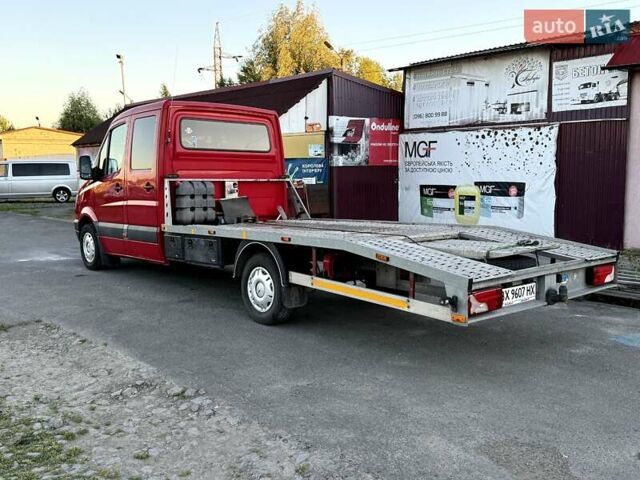 Красный Мерседес Sprinter, объемом двигателя 2.14 л и пробегом 600 тыс. км за 16500 $, фото 2 на Automoto.ua