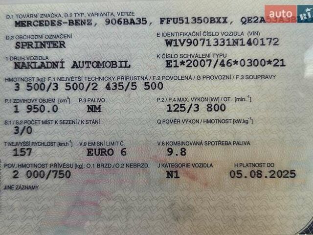 Красный Мерседес Sprinter, объемом двигателя 0 л и пробегом 540 тыс. км за 30355 $, фото 11 на Automoto.ua