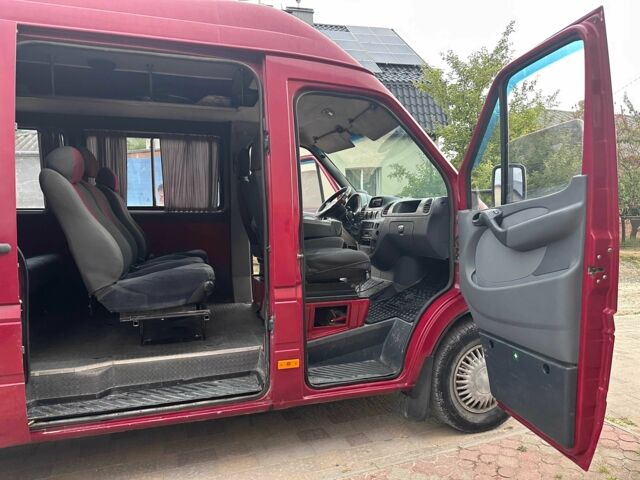 Красный Мерседес Sprinter, объемом двигателя 2.2 л и пробегом 386 тыс. км за 10500 $, фото 15 на Automoto.ua