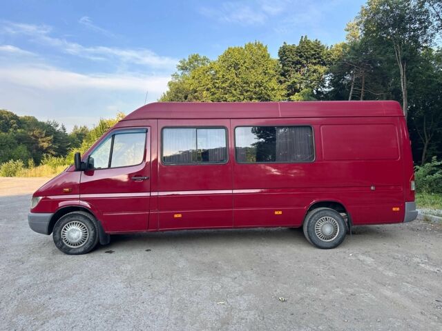 Красный Мерседес Sprinter, объемом двигателя 2.2 л и пробегом 386 тыс. км за 10500 $, фото 10 на Automoto.ua