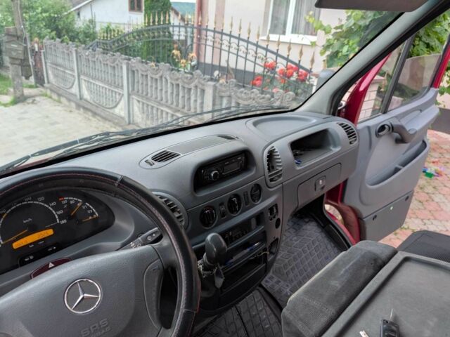 Красный Мерседес Sprinter, объемом двигателя 2.2 л и пробегом 386 тыс. км за 10500 $, фото 20 на Automoto.ua