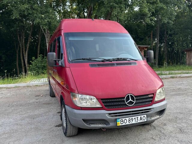 Красный Мерседес Sprinter, объемом двигателя 2.2 л и пробегом 386 тыс. км за 10500 $, фото 13 на Automoto.ua