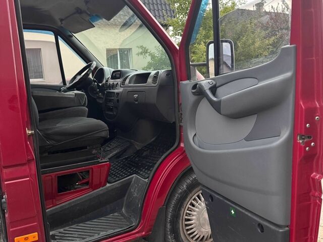 Красный Мерседес Sprinter, объемом двигателя 2.2 л и пробегом 386 тыс. км за 10500 $, фото 14 на Automoto.ua