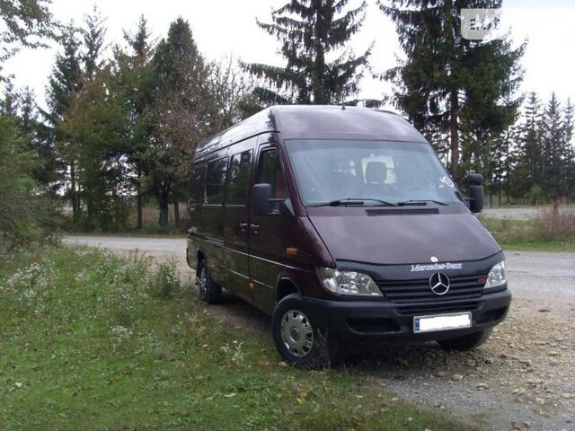 Красный Мерседес Sprinter, объемом двигателя 2.7 л и пробегом 234 тыс. км за 5333 $, фото 12 на Automoto.ua