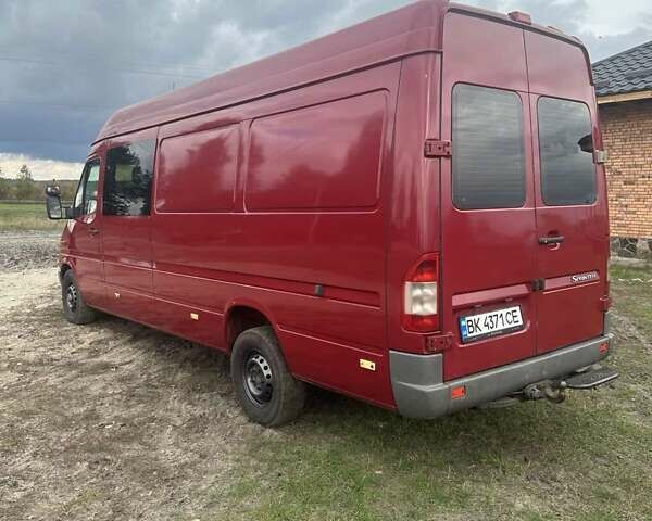 Красный Мерседес Sprinter, объемом двигателя 2.2 л и пробегом 562 тыс. км за 10500 $, фото 6 на Automoto.ua
