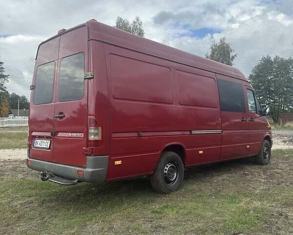 Красный Мерседес Sprinter, объемом двигателя 2.2 л и пробегом 562 тыс. км за 10500 $, фото 9 на Automoto.ua