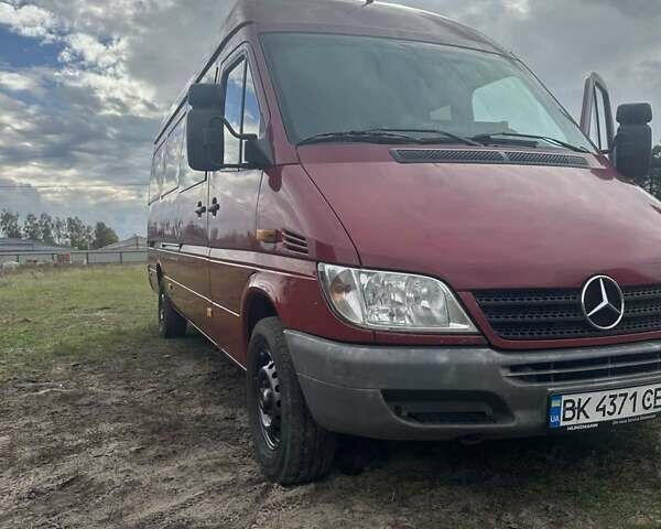 Красный Мерседес Sprinter, объемом двигателя 2.2 л и пробегом 562 тыс. км за 10500 $, фото 13 на Automoto.ua