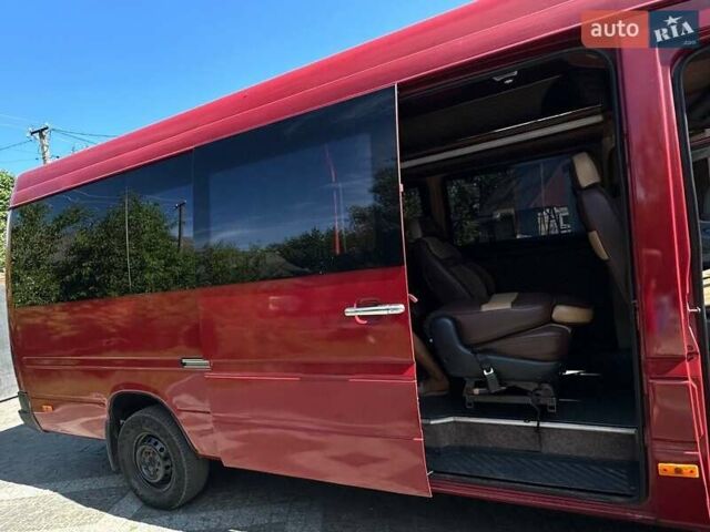Красный Мерседес Sprinter, объемом двигателя 2.69 л и пробегом 100 тыс. км за 9900 $, фото 11 на Automoto.ua