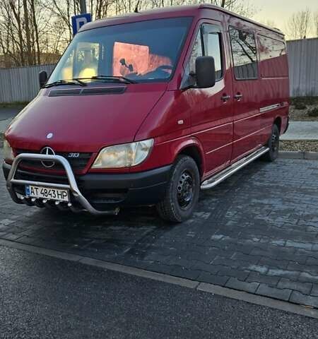 Красный Мерседес Sprinter, объемом двигателя 2.15 л и пробегом 440 тыс. км за 8200 $, фото 3 на Automoto.ua