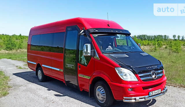 Красный Мерседес Sprinter, объемом двигателя 2.2 л и пробегом 620 тыс. км за 33300 $, фото 3 на Automoto.ua