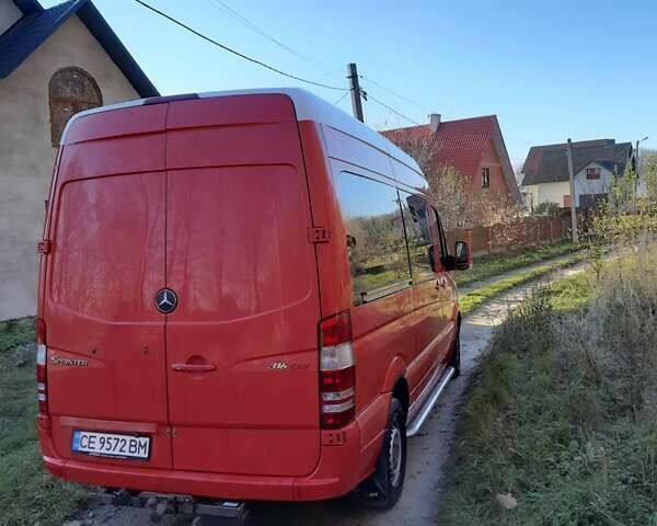 Красный Мерседес Sprinter, объемом двигателя 2.2 л и пробегом 156 тыс. км за 17500 $, фото 4 на Automoto.ua