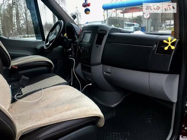 Красный Мерседес Sprinter, объемом двигателя 2.9 л и пробегом 337 тыс. км за 39500 $, фото 15 на Automoto.ua