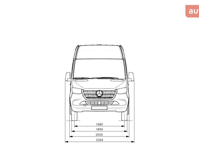 купить новое авто Мерседес Sprinter 2024 года от официального дилера Автомобільний Дім Одеса Мерседес фото
