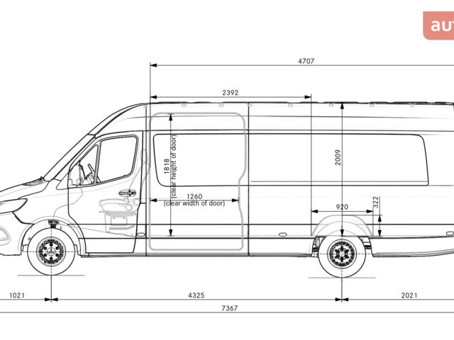 купити нове авто Мерседес Sprinter 2024 року від офіційного дилера Полтава-Авто Мерседес фото
