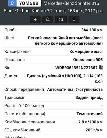 Мерседес Sprinter, объемом двигателя 2.2 л и пробегом 357 тыс. км за 21750 $, фото 18 на Automoto.ua