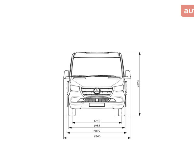 Мерседес Sprinter, об'ємом двигуна 2.14 л та пробігом 0 тис. км за 51436 $, фото 8 на Automoto.ua