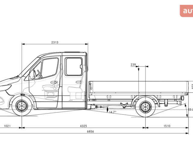 Мерседес Sprinter, объемом двигателя 2.14 л и пробегом 0 тыс. км за 51278 $, фото 10 на Automoto.ua