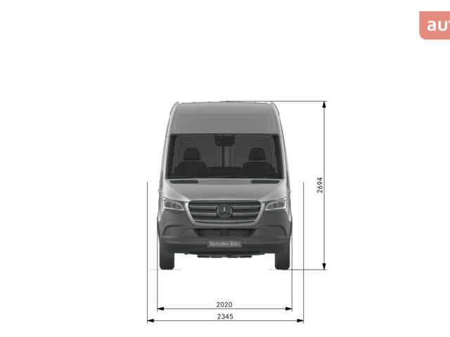 Мерседес Sprinter 2025 в Одессе на Automoto.ua Мерседес Sprinter, объемом двигателя 1.95 л и пробегом 0 тыс. км за 99820 $, фото 9 на Automoto.ua