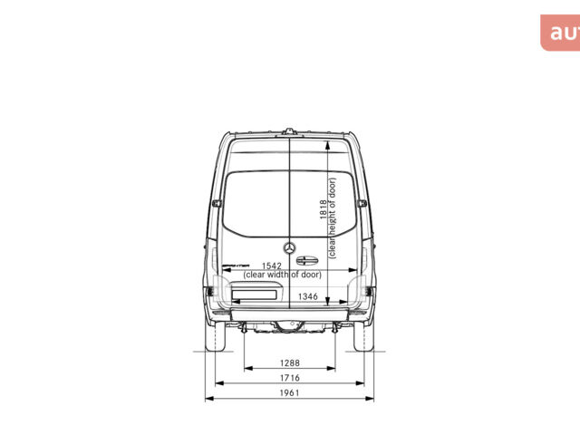 Мерседес Sprinter 2025 в Одессе на Automoto.ua Мерседес Sprinter, объемом двигателя 1.95 л и пробегом 0 тыс. км за 99820 $, фото 14 на Automoto.ua
