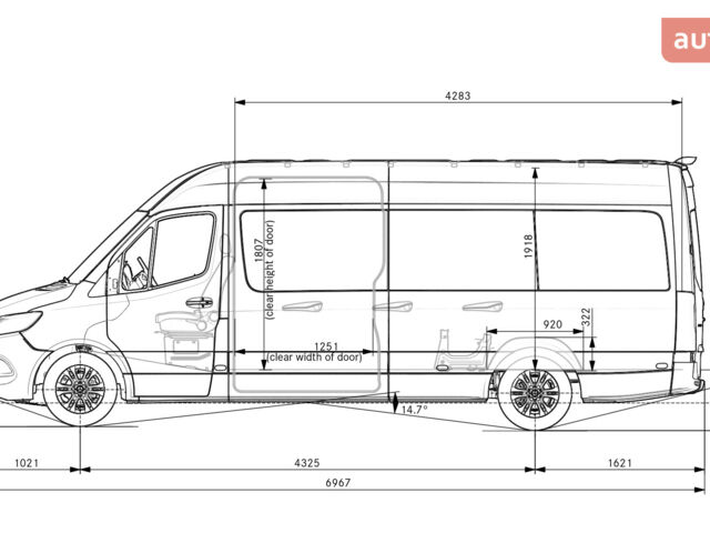 Мерседес Sprinter 2025 в Одессе на Automoto.ua Мерседес Sprinter, объемом двигателя 1.95 л и пробегом 0 тыс. км за 99820 $, фото 15 на Automoto.ua