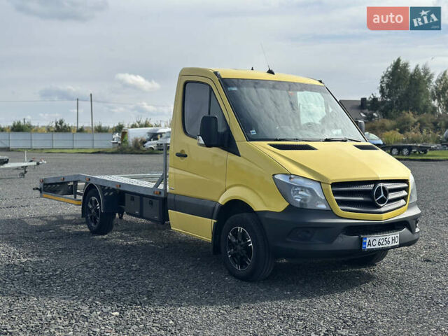 Жовтий Мерседес Sprinter, об'ємом двигуна 2.14 л та пробігом 675 тис. км за 18900 $, фото 1 на Automoto.ua