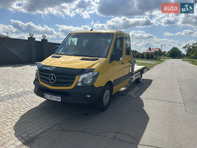 Жовтий Мерседес Sprinter, об'ємом двигуна 2.99 л та пробігом 450 тис. км за 30000 $, фото 12 на Automoto.ua