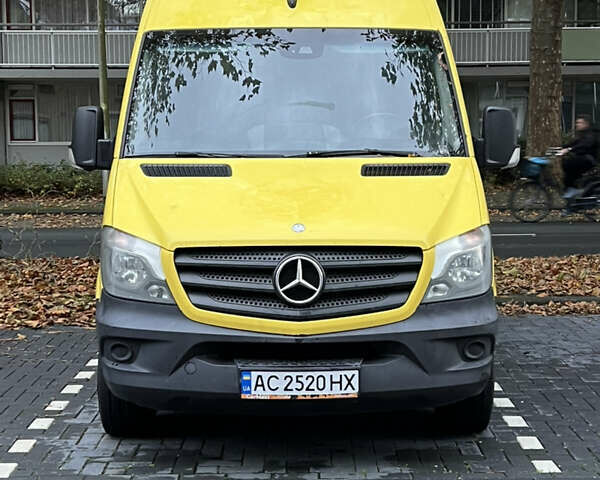 Жовтий Мерседес Sprinter, об'ємом двигуна 2.14 л та пробігом 468 тис. км за 15500 $, фото 2 на Automoto.ua