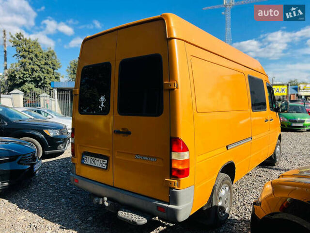 Жовтий Мерседес Sprinter, об'ємом двигуна 2.2 л та пробігом 400 тис. км за 6800 $, фото 5 на Automoto.ua