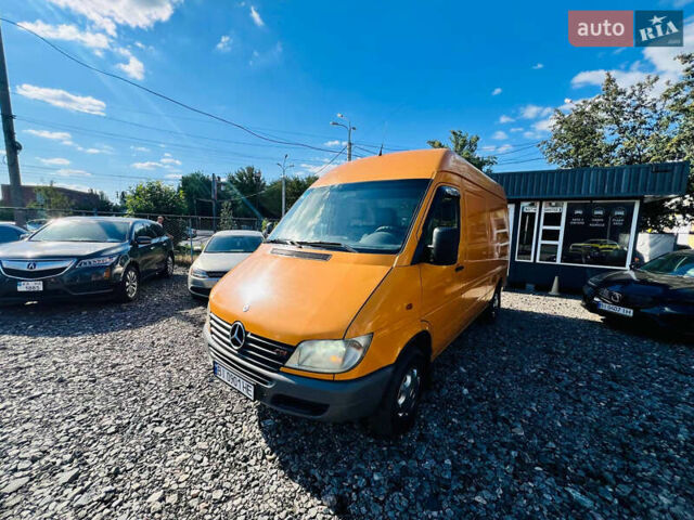 Жовтий Мерседес Sprinter, об'ємом двигуна 2.2 л та пробігом 400 тис. км за 6800 $, фото 17 на Automoto.ua
