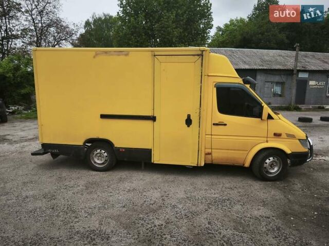 Жовтий Мерседес Sprinter, об'ємом двигуна 2.2 л та пробігом 615 тис. км за 6400 $, фото 2 на Automoto.ua