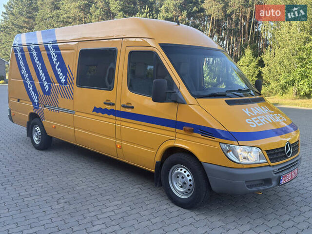Жовтий Мерседес Sprinter, об'ємом двигуна 2.7 л та пробігом 400 тис. км за 18200 $, фото 13 на Automoto.ua