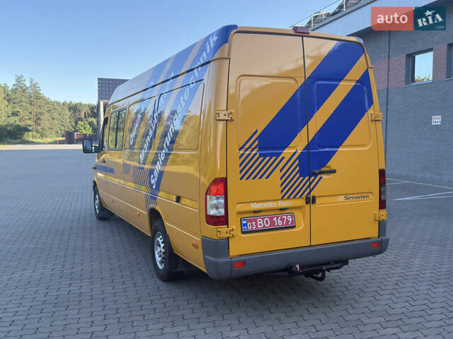 Жовтий Мерседес Sprinter, об'ємом двигуна 2.7 л та пробігом 400 тис. км за 18200 $, фото 5 на Automoto.ua