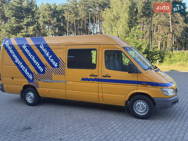 Жовтий Мерседес Sprinter, об'ємом двигуна 2.7 л та пробігом 400 тис. км за 18200 $, фото 15 на Automoto.ua