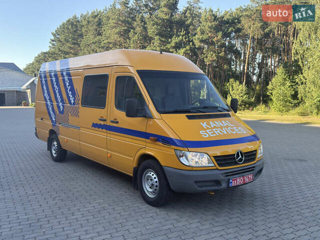 Жовтий Мерседес Sprinter, об'ємом двигуна 2.7 л та пробігом 400 тис. км за 18200 $, фото 11 на Automoto.ua