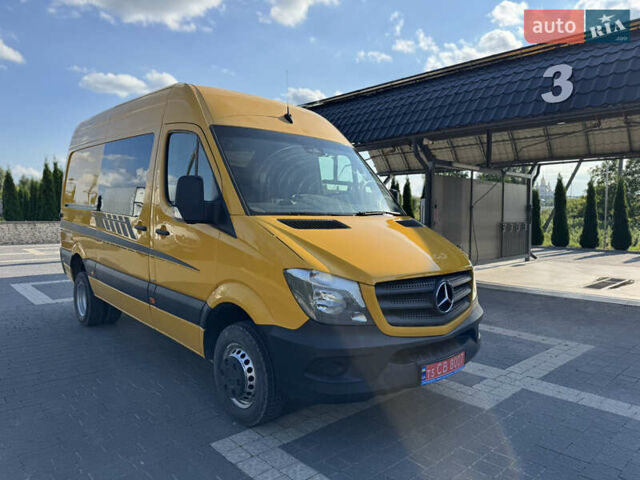 Желтый Мерседес Sprinter, объемом двигателя 2.14 л и пробегом 340 тыс. км за 21000 $, фото 9 на Automoto.ua