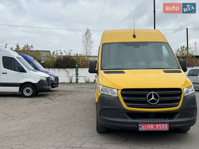 Желтый Мерседес Sprinter, объемом двигателя 2.2 л и пробегом 273 тыс. км за 26700 $, фото 7 на Automoto.ua