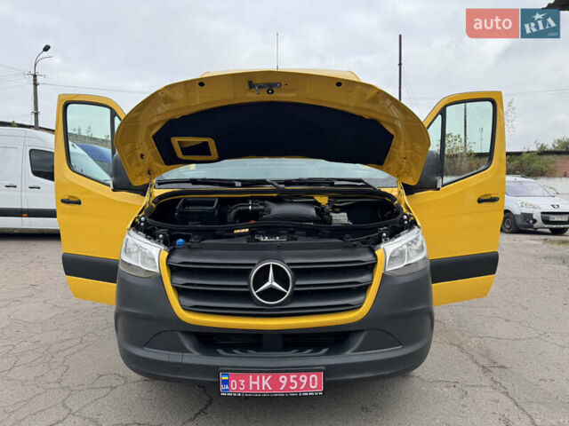 Желтый Мерседес Sprinter, объемом двигателя 2.2 л и пробегом 273 тыс. км за 26700 $, фото 48 на Automoto.ua