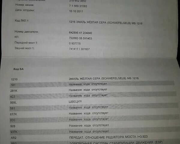 Желтый Мерседес Sprinter, объемом двигателя 2.99 л и пробегом 389 тыс. км за 28700 $, фото 1 на Automoto.ua