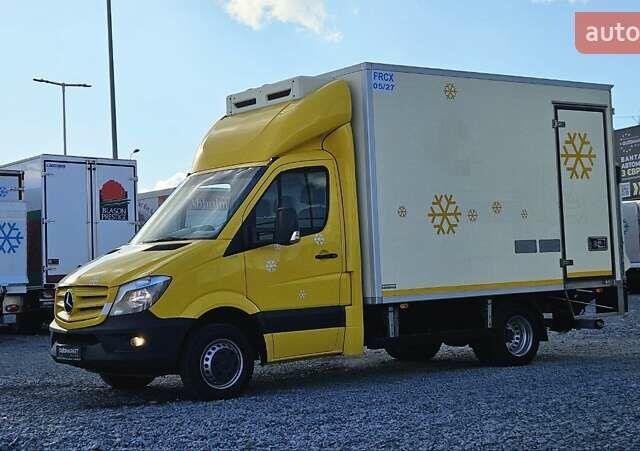 Желтый Мерседес Sprinter, объемом двигателя 2.2 л и пробегом 195 тыс. км за 26800 $, фото 8 на Automoto.ua