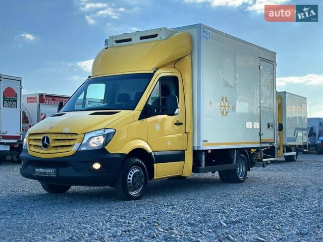 Желтый Мерседес Sprinter, объемом двигателя 2.2 л и пробегом 195 тыс. км за 27900 $, фото 7 на Automoto.ua