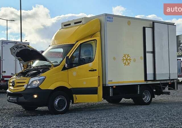 Желтый Мерседес Sprinter, объемом двигателя 2.2 л и пробегом 195 тыс. км за 26800 $, фото 19 на Automoto.ua
