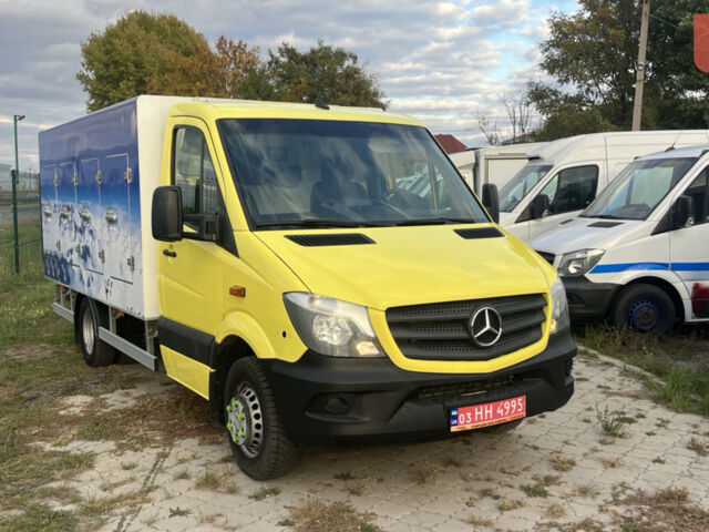 Желтый Мерседес Sprinter, объемом двигателя 3 л и пробегом 360 тыс. км за 31500 $, фото 2 на Automoto.ua