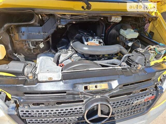 Желтый Мерседес Sprinter, объемом двигателя 2.2 л и пробегом 469 тыс. км за 8500 $, фото 14 на Automoto.ua