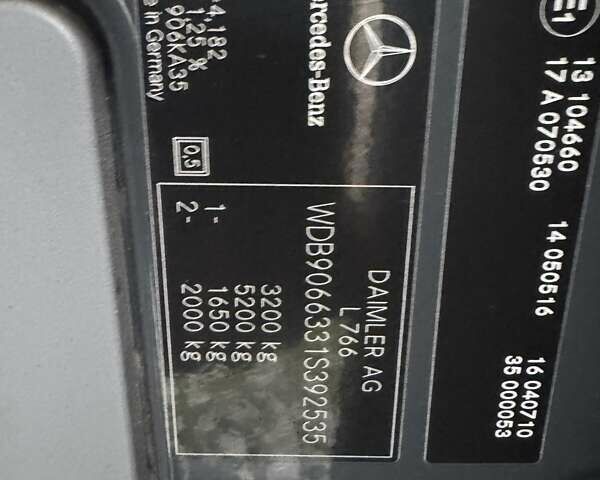 Серый Мерседес Sprinter, объемом двигателя 2.15 л и пробегом 444 тыс. км за 11350 $, фото 22 на Automoto.ua